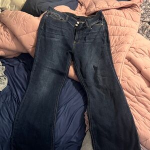 Judy Blue Dark Blue Bootcut Stretch Jeans